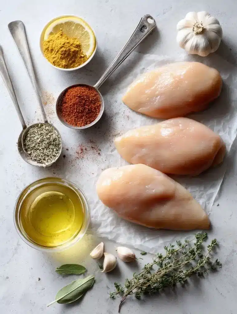  Ingredients for air fryer chicken recipes with seasoning