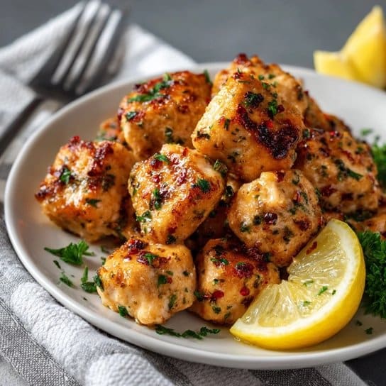 Air Fryer Salmon Bites: A Quick and Healthy Dinner Final Dish
