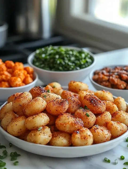 Recipe card showing easy air fryer appetizers and snacks