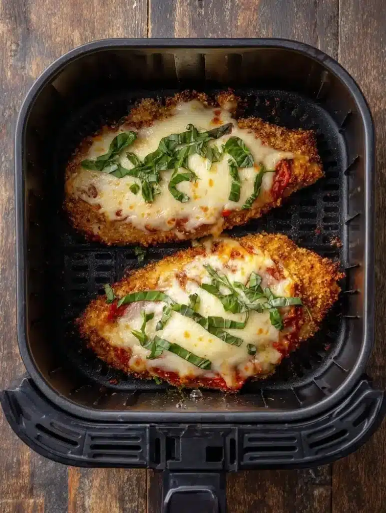 healthy and protein-packed air fryer meals on counter