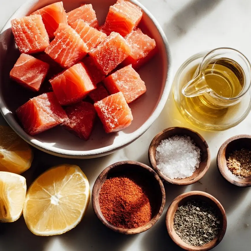  Ingredients for Air Fryer Salmon Bites: A Quick and Healthy Dinner