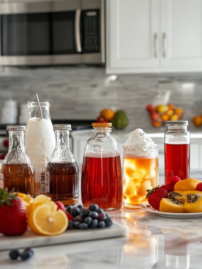 Italian soda recipes recipe card printable