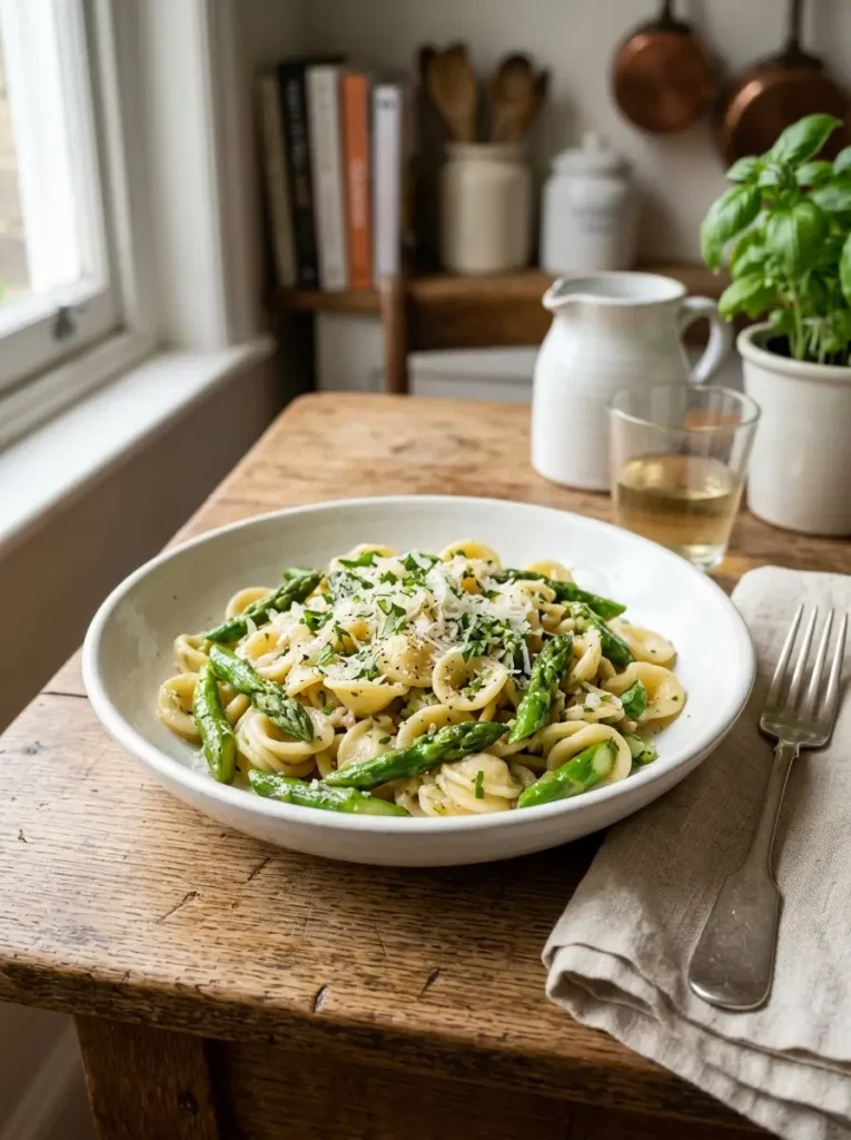 Asparagus and Pasta – Easy Fresh and Flavorful Meal 3 asparagus and pasta with fresh asparagus and parmesan