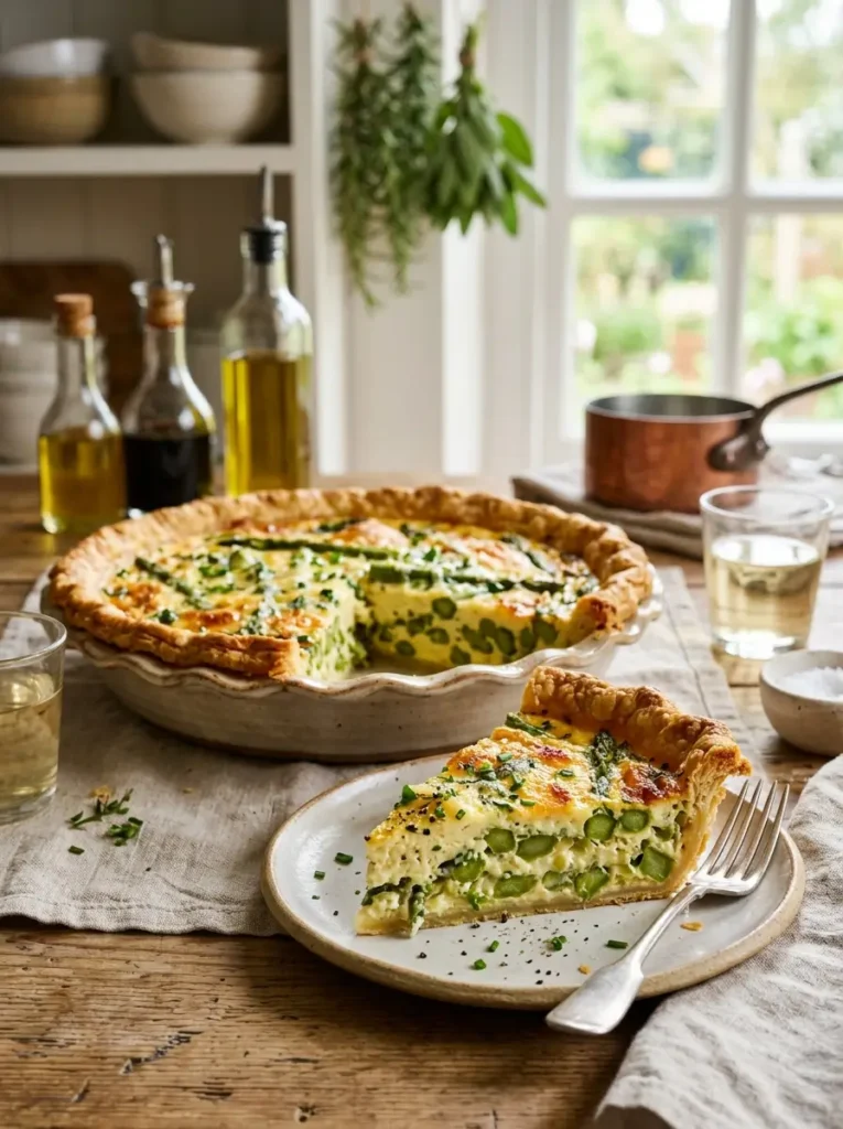 Asparagus Quiche Recipe – Easy, Creamy, and Perfect for Any Meal 3 asparagus quiche recipe with creamy filling and flaky crust