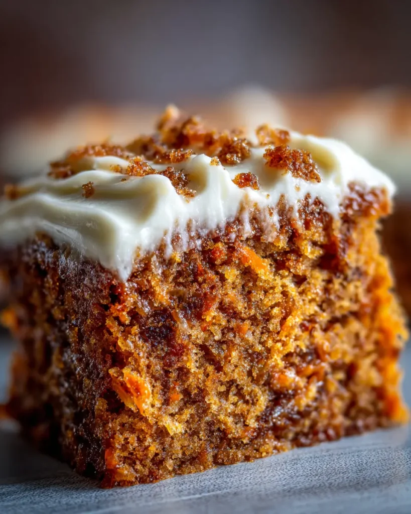 Best Carrot Cake Recipe – Moist, Easy, and Full of Flavor 3 best carrot cake recipe with cream cheese frosting slice