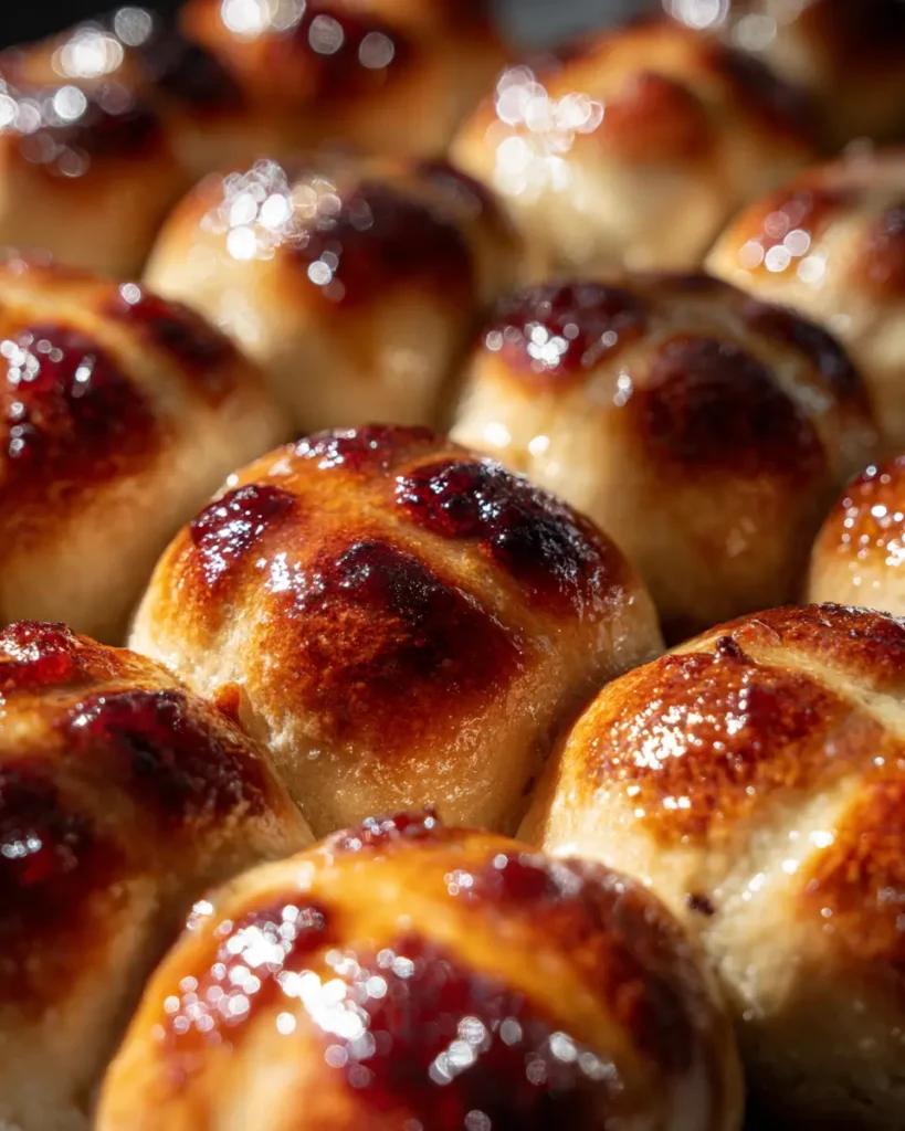 Mini Hot Cross Buns – Easy, Soft & Irresistibly Delicious 3 Mini hot cross buns soft and golden fresh baked