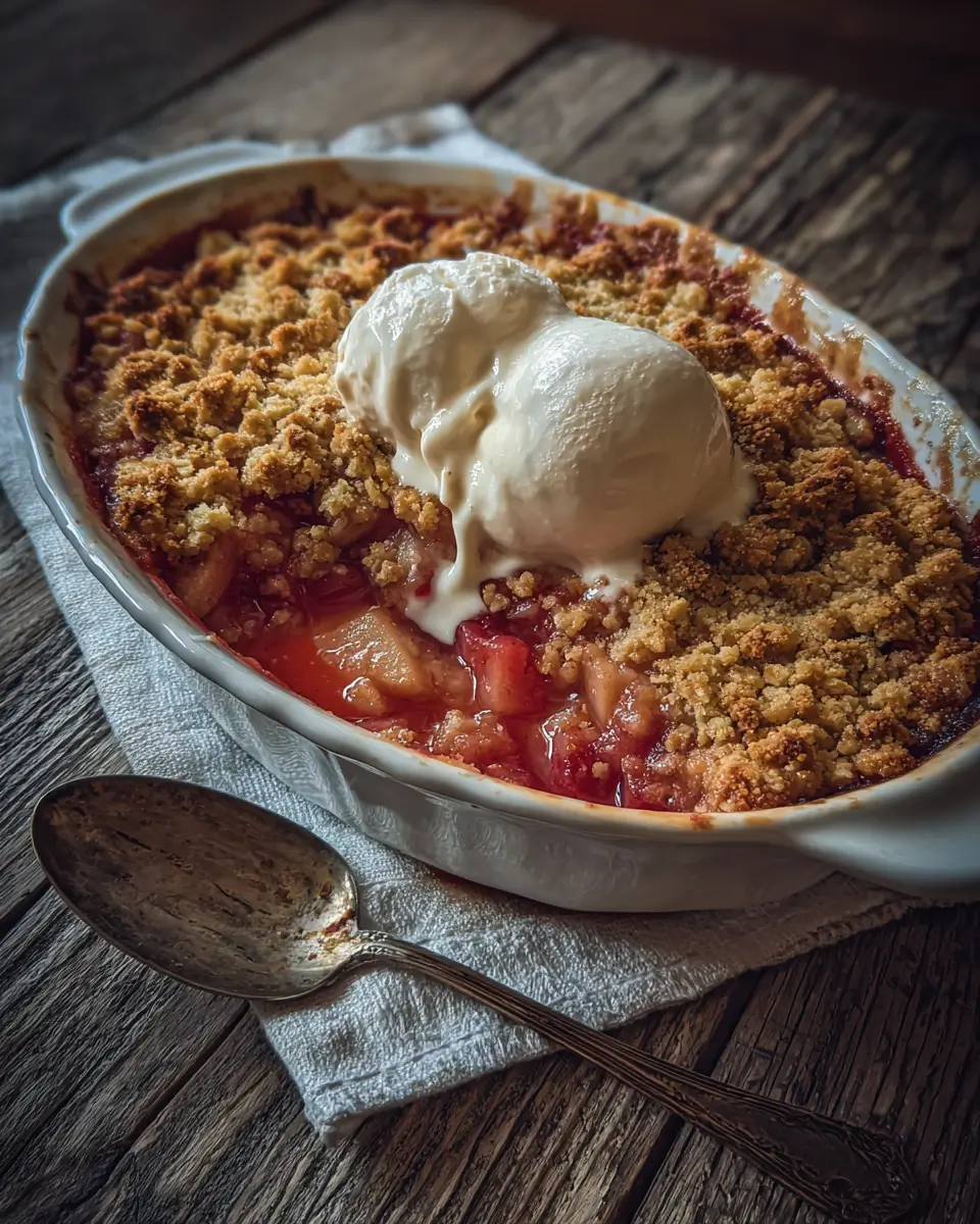 Home 11 Old Fashioned Rhubarb Crisp – Simple, Cozy & Irresistible Dessert